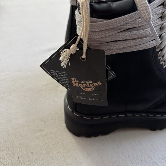 Rick Owens Dr Martens 1460 DRKSHDW Quad Sole Steel Toe Boot Size 7 Men's NEW - Picture 9 of 11